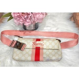 Gucci Pink GG Belt Bag